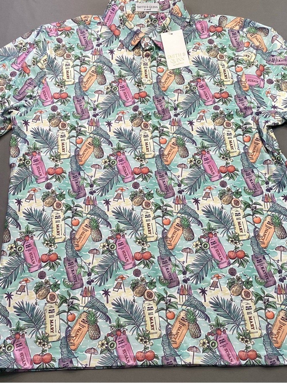 Smith & Quinn Mom Water Boatyard Performance Stretch Polo Shirt Men’s XL NWT
